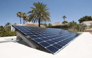 installation of solar panels in Moraira